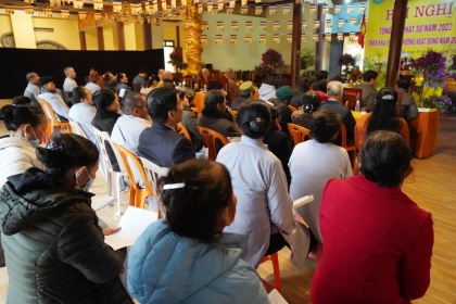 Phật giáo huyện Lộc Hà tổng kết Phật sự năm 2022